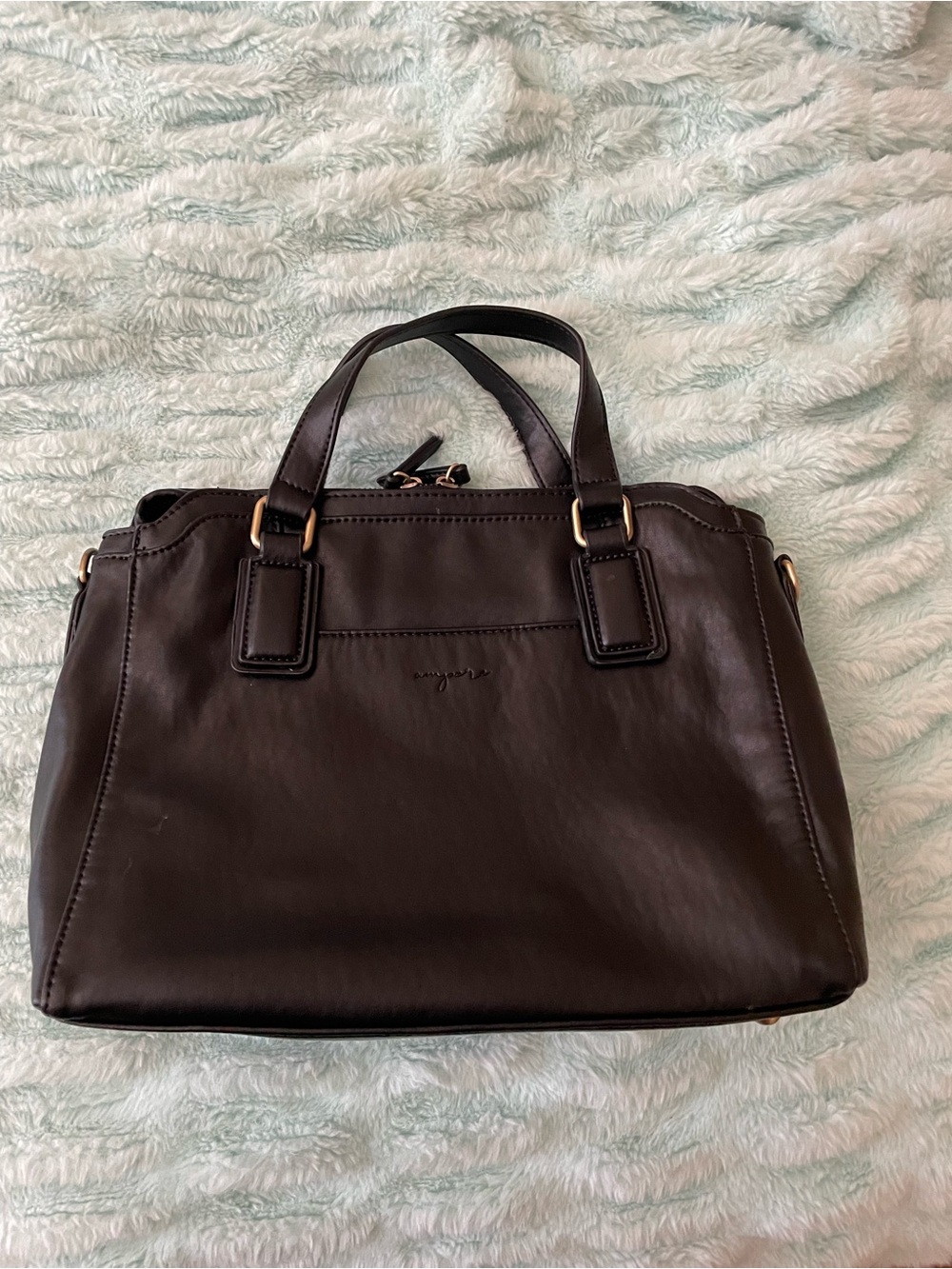 Ampere Black vegan leather Shoulder bag